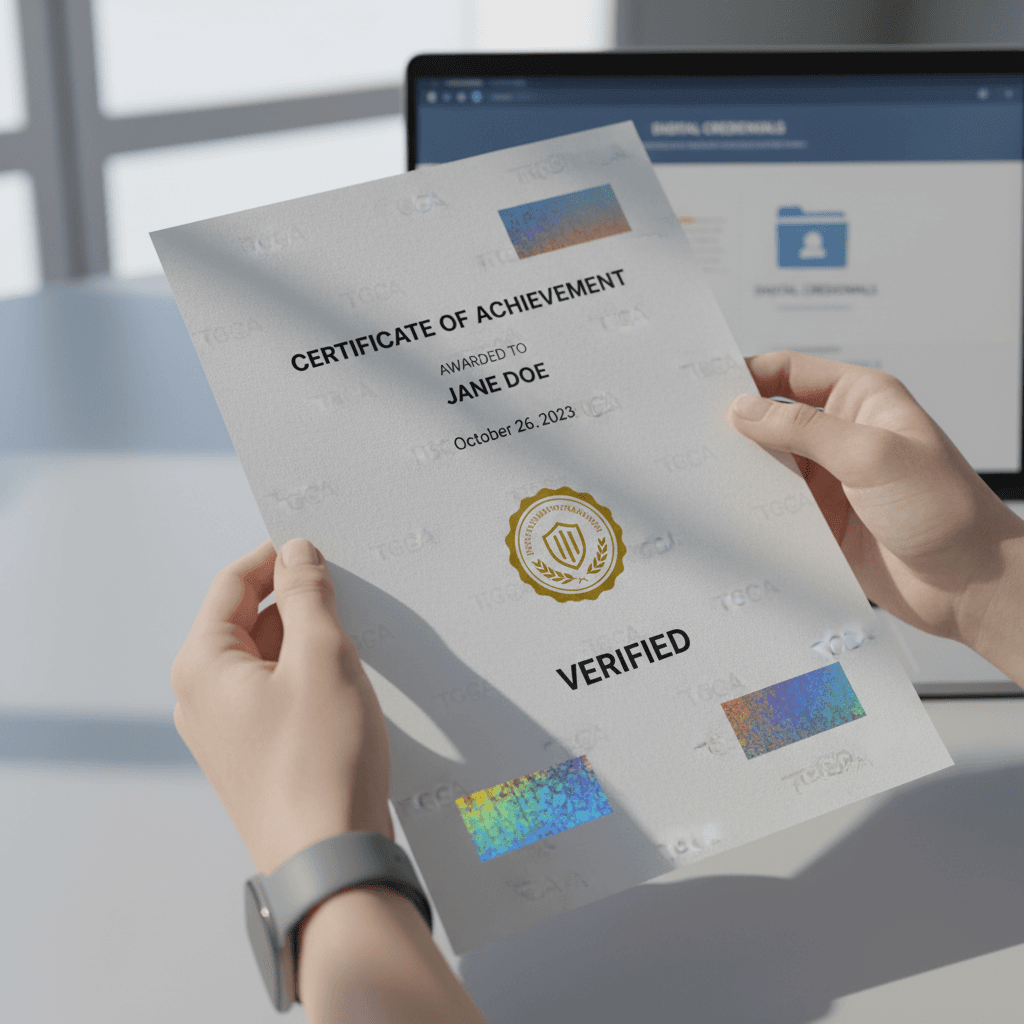 Official destruction certificate and verification documentation