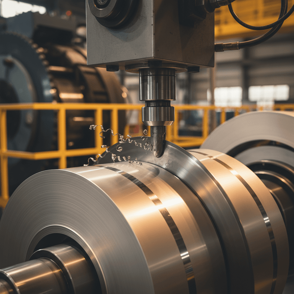 Commercial paper shredder destroying documents securely